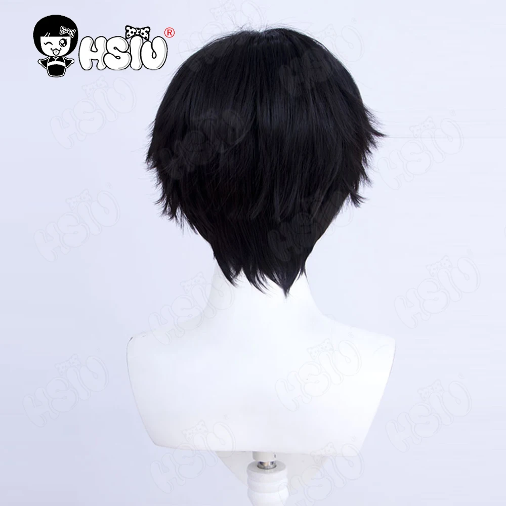 Zayne Cosplay Wig Fiber synthetic wig Game Love and deepspace Cosplay Wig「HSIU 」Black short Wig+Wig cap