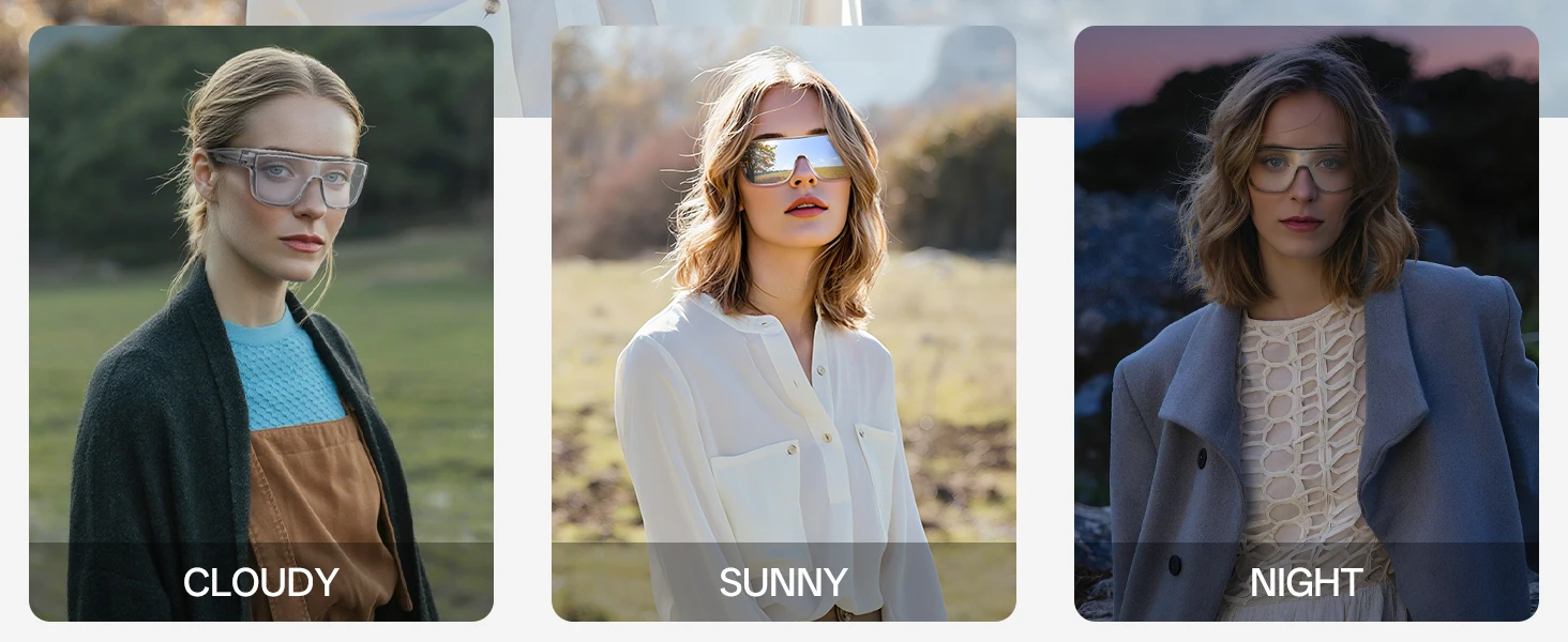 KAPVOE Neue Fitover Sonnenbrille UV400 Schutz Über Brille Träger Übergroße Quadratische Brille Männer Frauen Radfahren Laufen Gläser – Detail 2