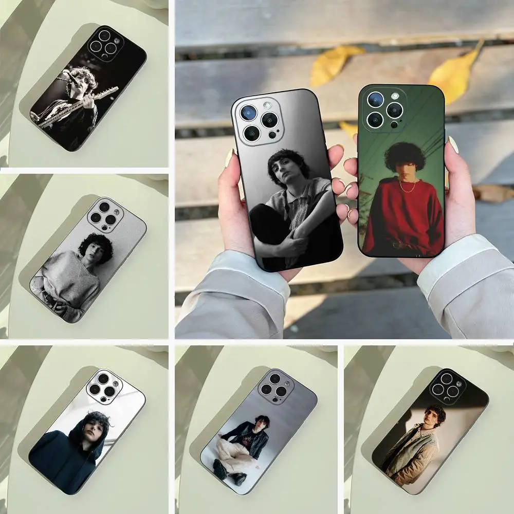 

New generation actor-F-Finn W-Wolfhard Phone Case For iPhone 17,16,15,14,13,12,11 Pro Lightweight and practical Soft Black Cover