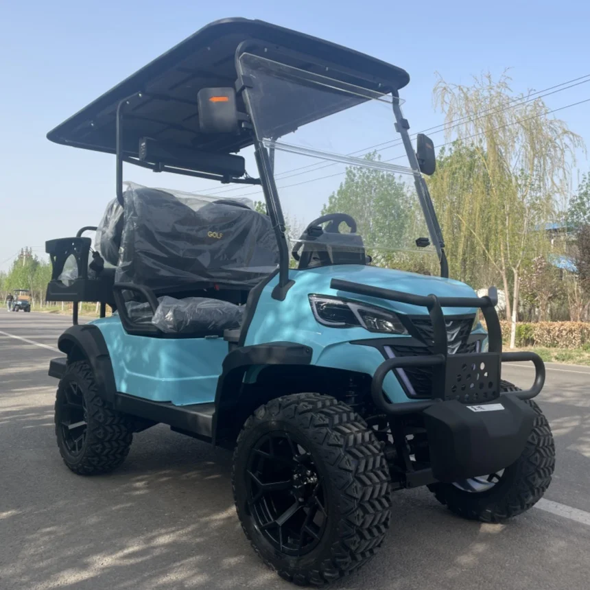 Golf Cart Hunting Cart Lithium Battery 72V Electric Golf Cart Smooth Quiet Seamless Ride Control Style Meets Performance