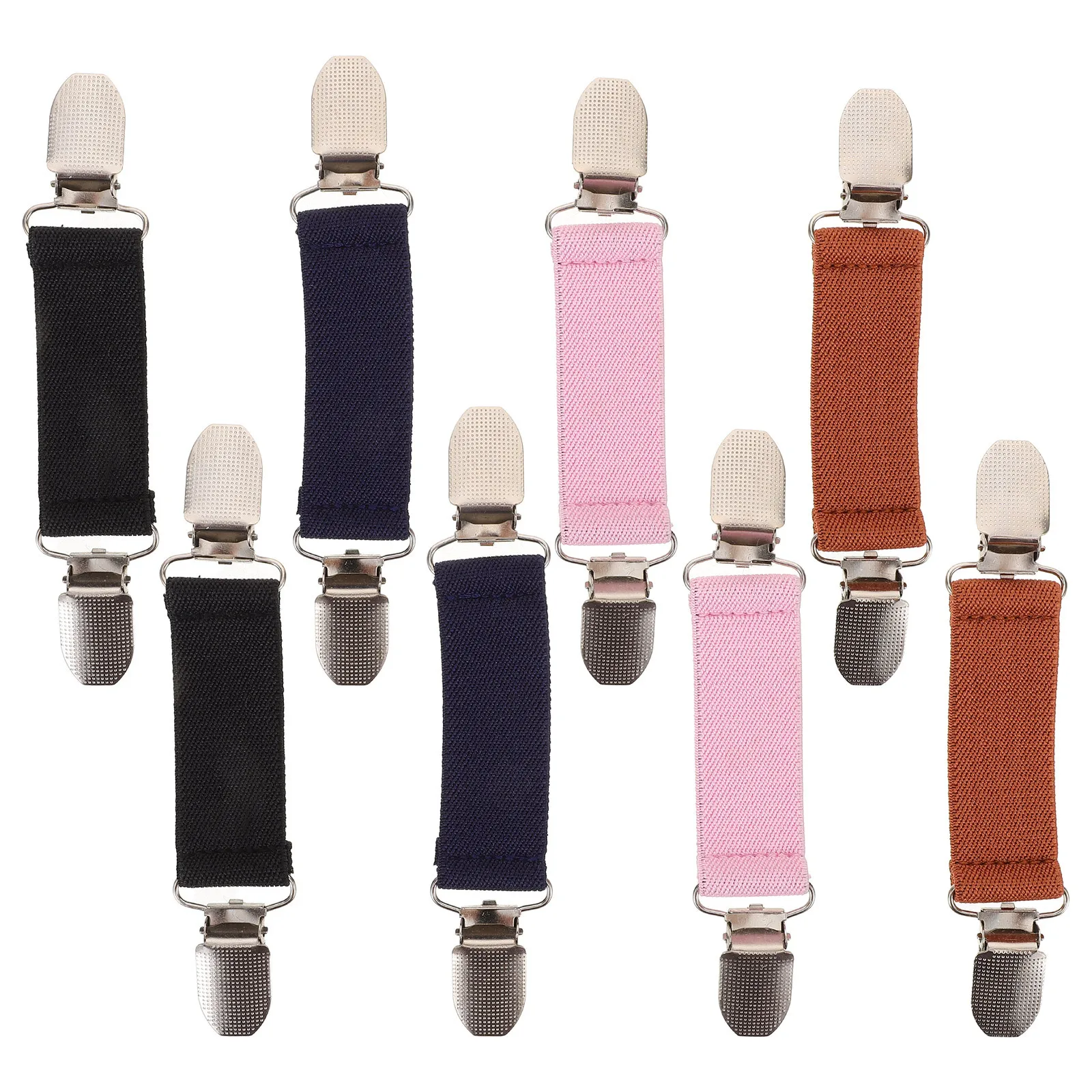 

8Pcs Kids Mitten Clips Anti-Loss Glove Attachments with Elastic Straps Winter Hat and Glove Holders Secure Fit for Outdoor