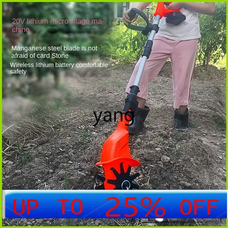 CX  handheld electric excavator hoe micro-tiller agricultural scarifier tiller