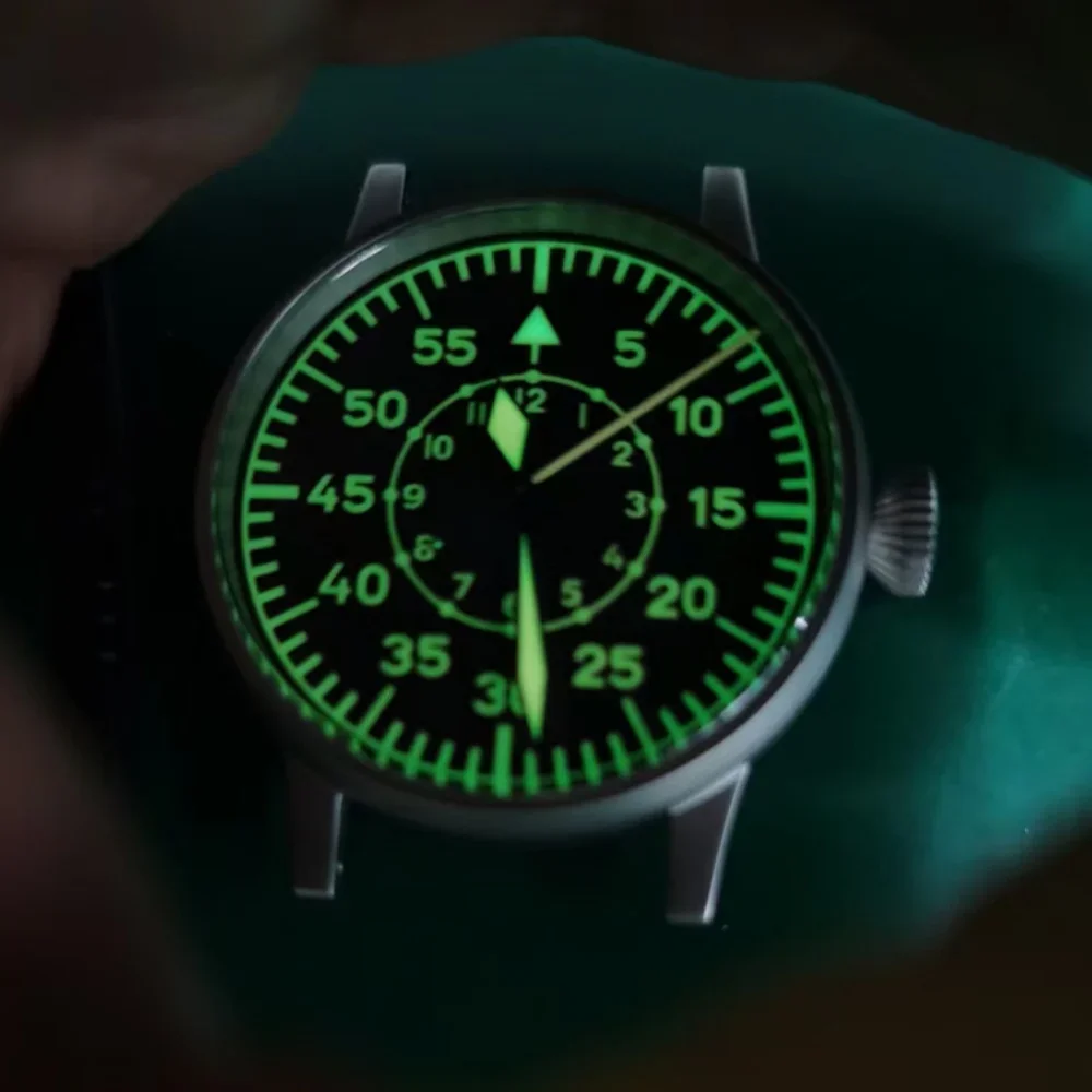 Hruodland 2025 Neue Männer Mechanische Uhr PT5000 F013 Retro 42mm Leuchtende Wasserdichte 100 m Sport Saphirglas reloj hombre