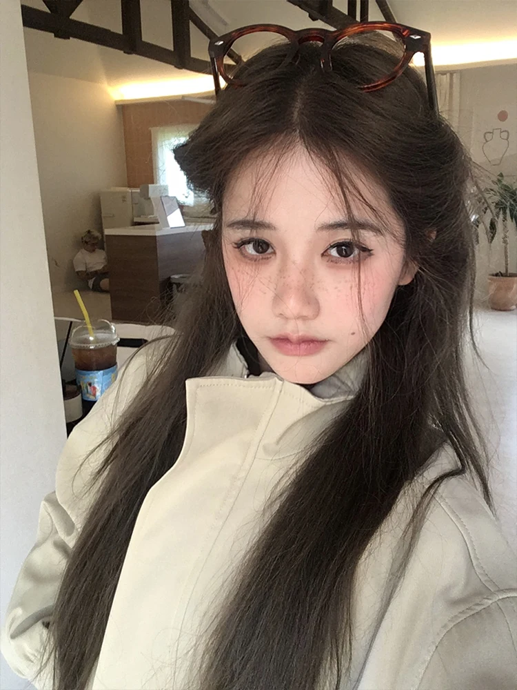 Nordischer Retro-Stehkragen-Mantel für Damen, Vielseitige Arbeitskleidung für die Herbstsaison, Modische Oberbekleidung