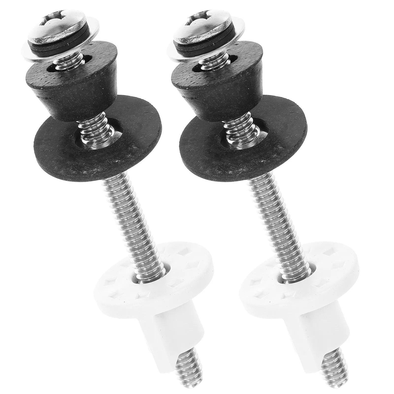

2Pcs Toilet Seat Screw Bolts Universal Replacement Mounting Hardware for Ceramic Porcelain Elongated Round Toilet Covers