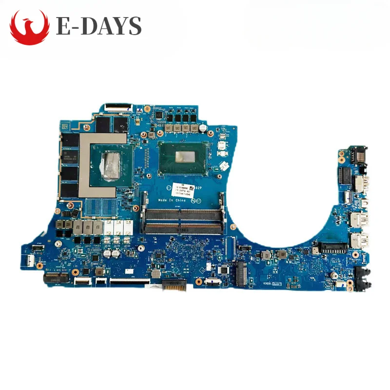 For HP 17T-CB 17-CB Laptop Motherboard LA-H492P Mainboard CPU I7-9750H CPU GPU RTX2070 8G RTX2060 6G GTX1650 4G 100% Tested Ok