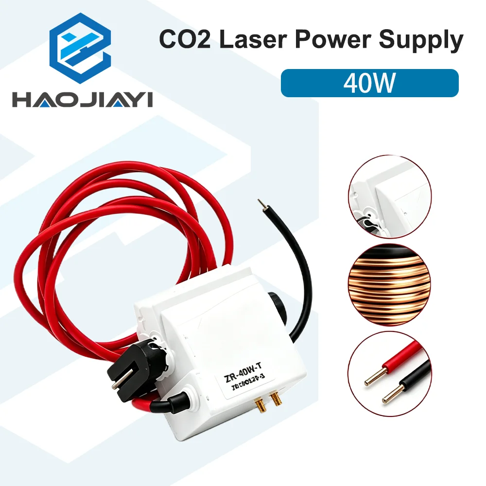 CO2 Laser Power Supply 40W Flyback Transformer for MYJG HY Laser Engraving Cutting Machine