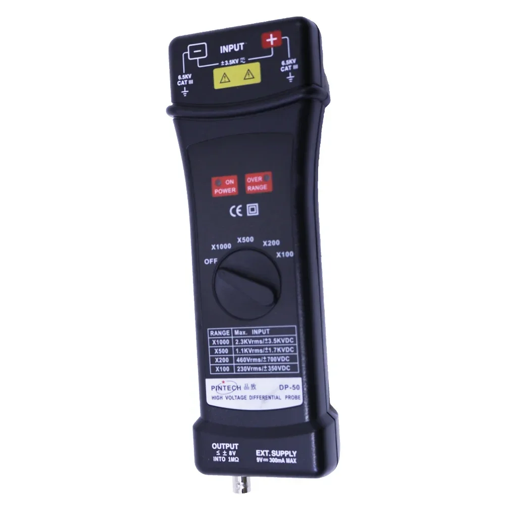 Pintech DP-50 High Votage Differential Probe (50MHZ, 7000Vp-p) Differential Probe