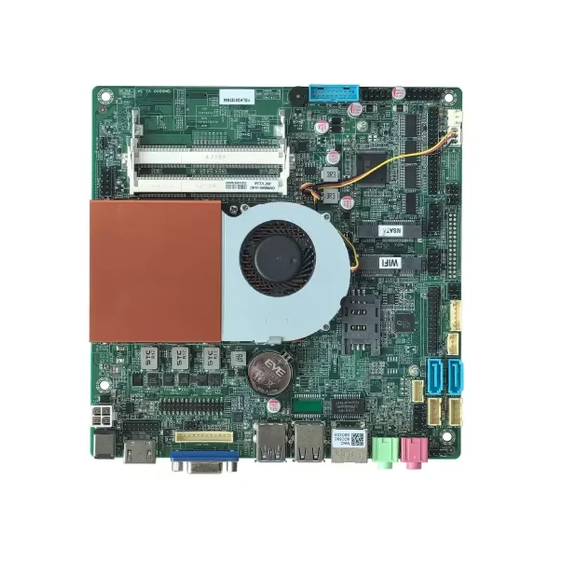 BOLRZO 2026 ELSKY QM9700H integrated graphics card DDR3 main board Core I7 7500U 7600U dual network interface card for POS