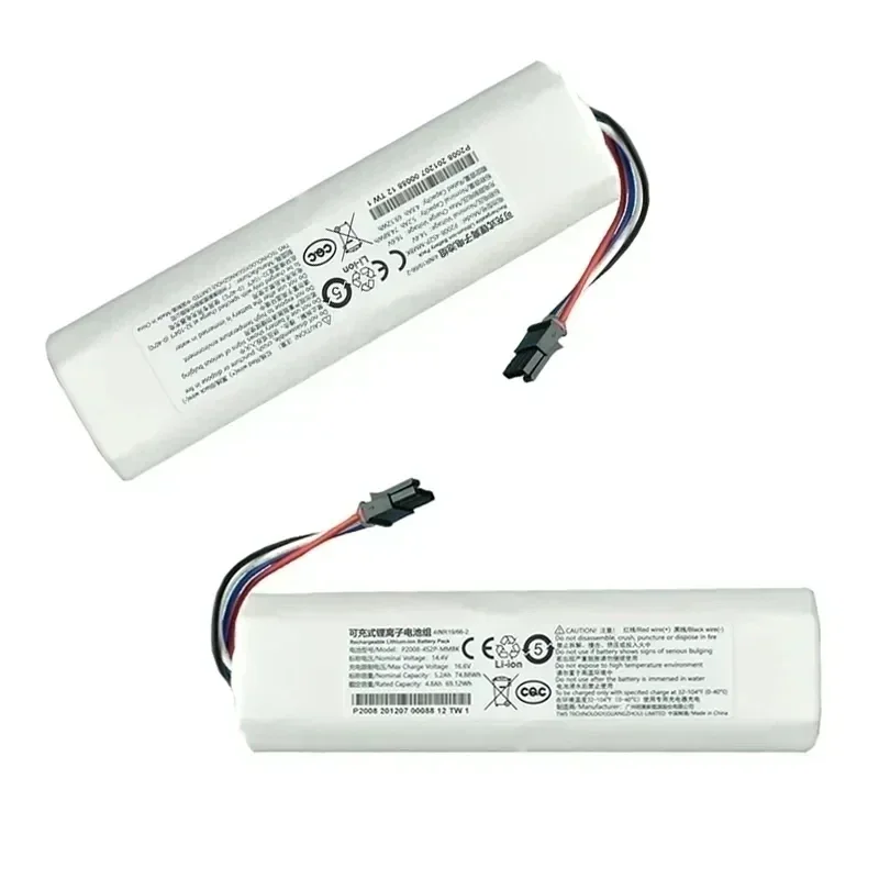 Batteria di ricambio originale 14V 12800mAh P2008-4S2P-MMBK per Dreame F9 D9 L10 Pro Plus RLS3 RLS5 RLS5L RLS5D Accessori parti