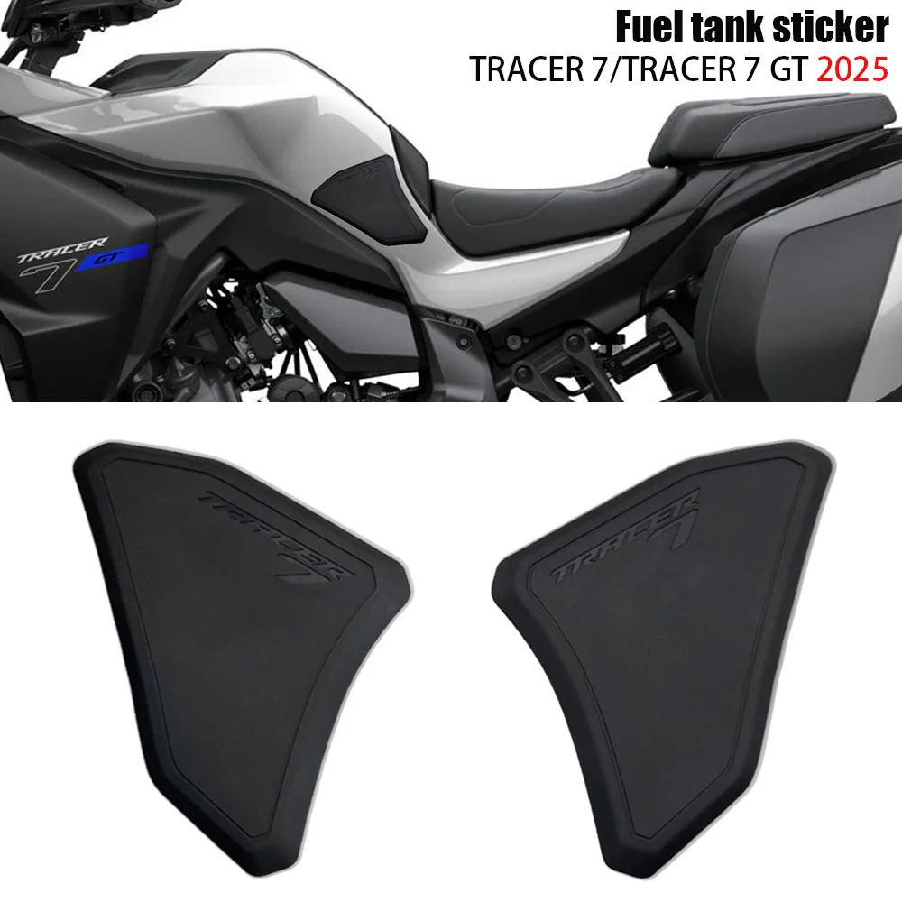 

For Yamaha Tracer 7 Tracer 7GT 2025 Motocycle Side Fuel Tank pad Tank Pads Protector Stickers Knee Grip Pad