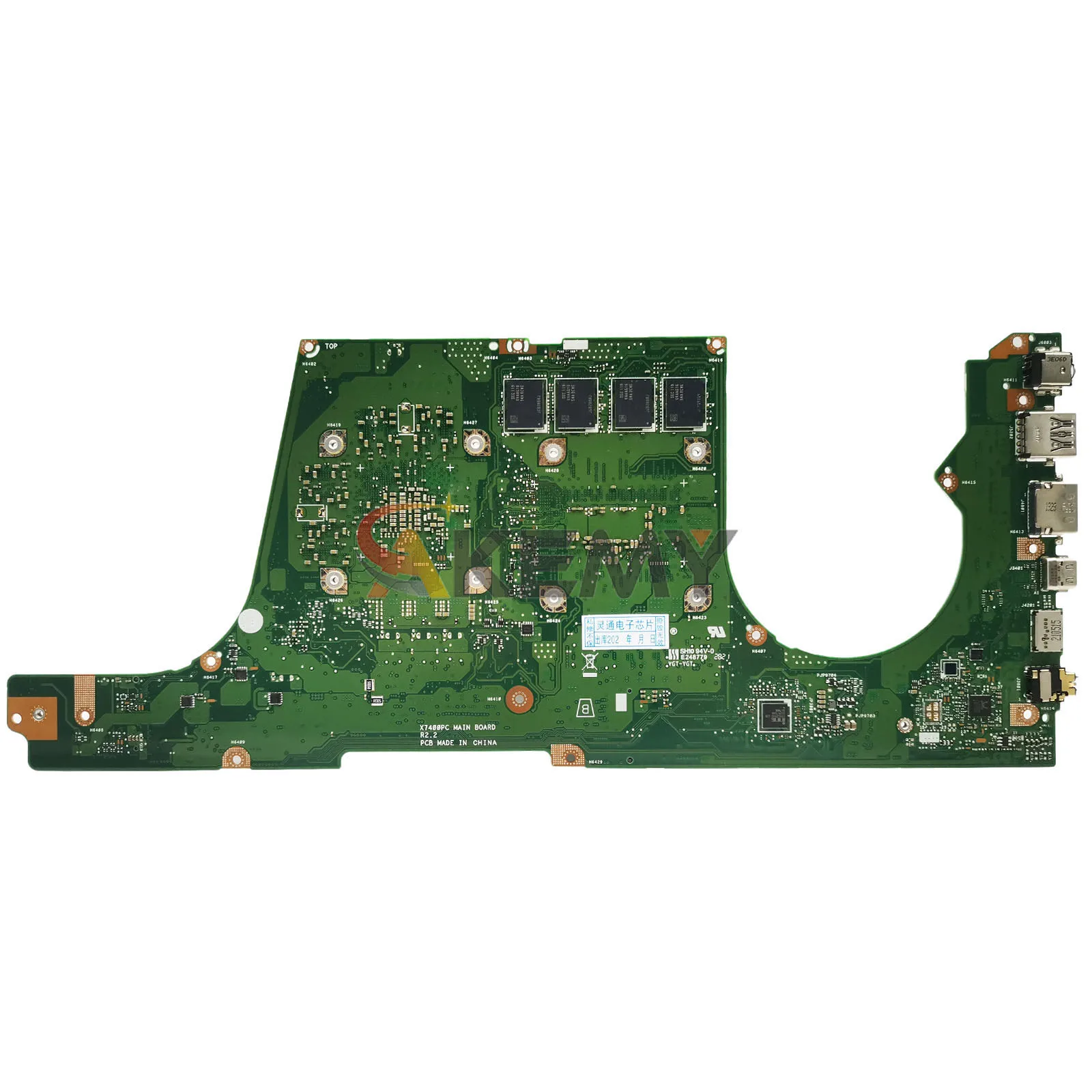 X7400P X7400PC Laptop Motherboard For ASUS X7400PC K3500P K3400P X7400PE V3500P V3400P N7400P Mainboard With 11th Gen I3 i5 i7