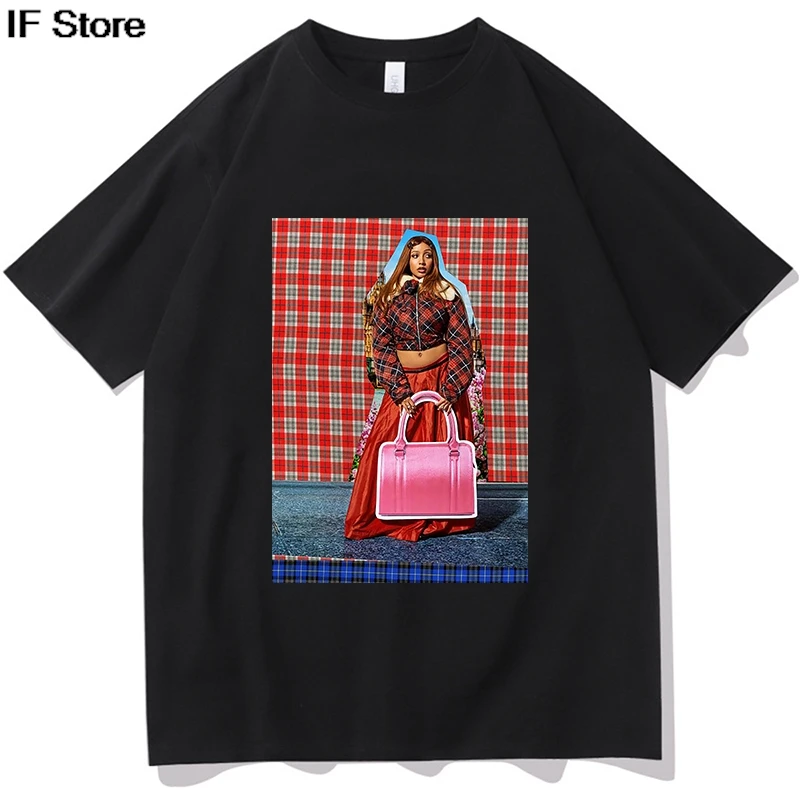 Pinkpantheress Stateside Camisetas Fãs Presentes Tops O-pescoço Manga Curta Unissex Mulheres/Homens Algodão Verão Camisetas Novo Y2K Streetwear