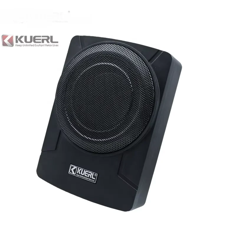 Wholesale New Design 8 Inch 800W Uactive Pieces  Under Seat Car Slim Active Subwoofer Speaker for Universal Cars