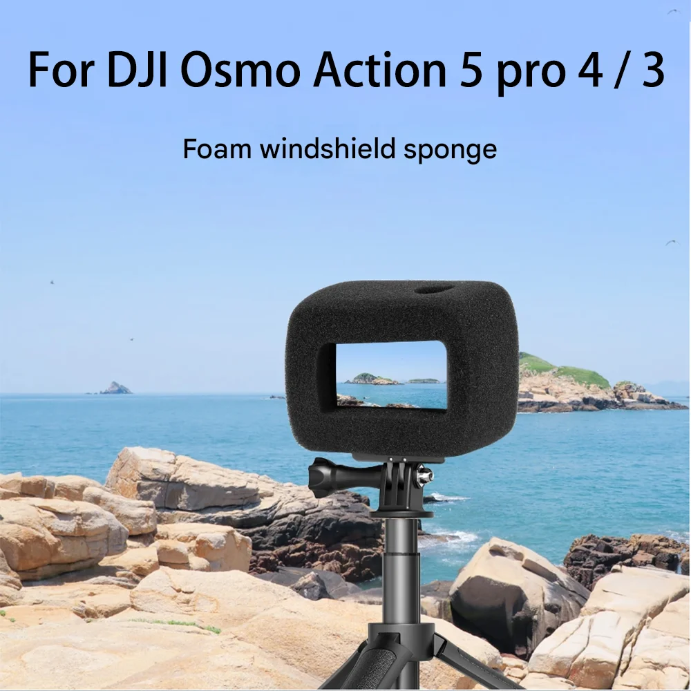 Foam Windshield for DJI Osmo Action 5 Pro 4 / 3 Action Camera