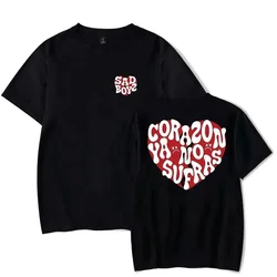 Junior H No Sufras Tee Sad Boyz T-shirts Tour Top Summer Women Fashion Casual Short Sleeve Streetwear Female Clothes
