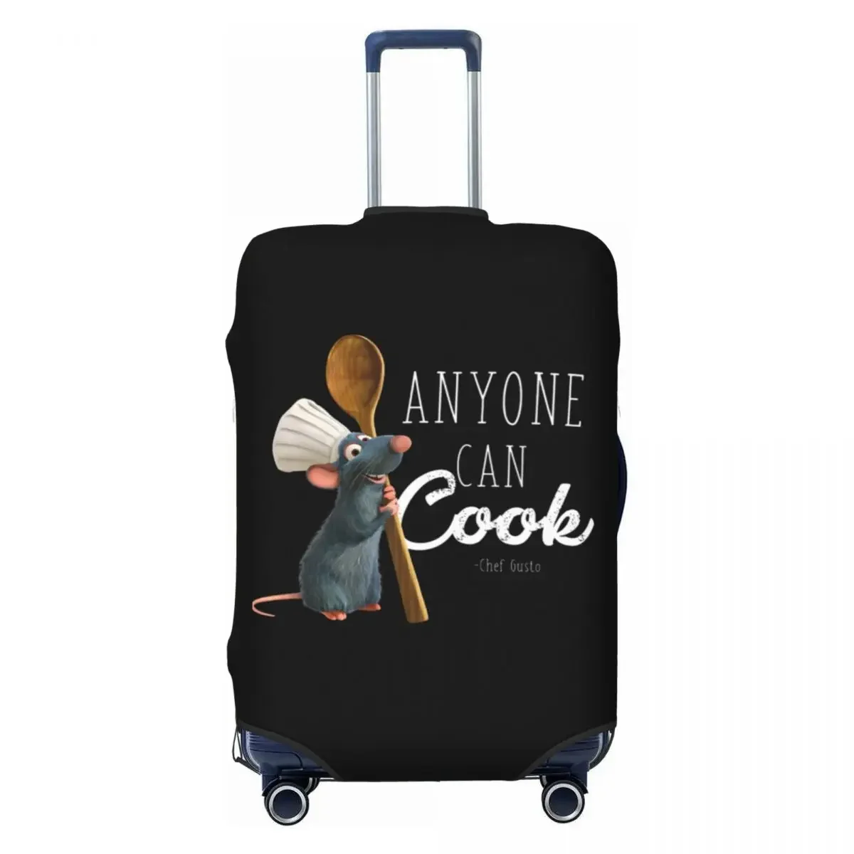 

Custom Ratatouille Remy Anyone Can Cook Suitcase Cover Dust Proof Luggage Protective Covers for 18-32 inch