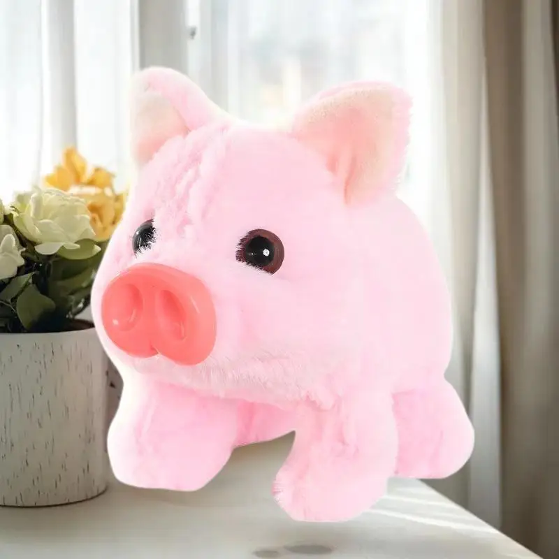 Interaktywna, realistyczna, bezpieczna elektroniczna zabawka pluszowa w kształcie zwierzęcia, miękka, przyjazna dla skóry, robot z inteligentnym sterowaniem głosowym dla dzieci na Wielkanoc.