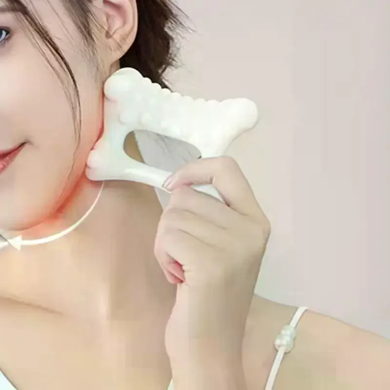Resin Gua Sha Stone Facial Scraping Tool Body Massage Tool Anti Static Skin Care Scraper For Women