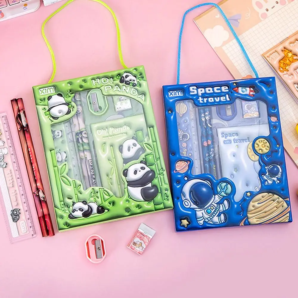 6 In 1 Primary School Children Learning Gift Box Stationery Set Kindergarten Birthday Gift Prizes Study Stationery Set