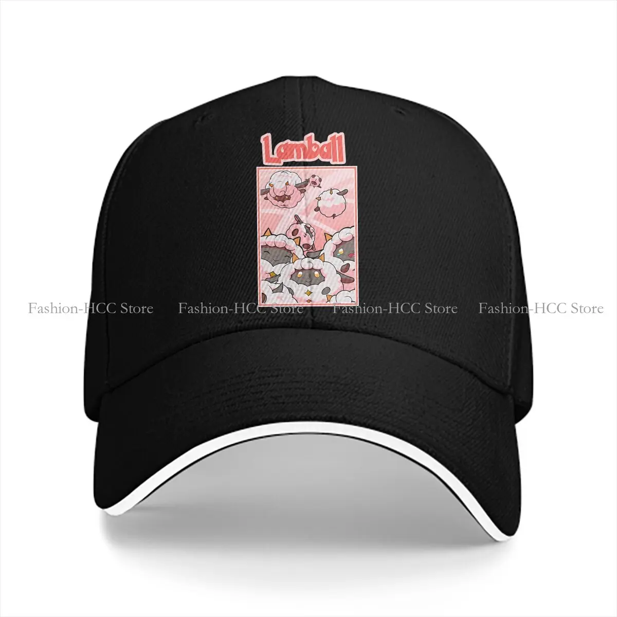 Summer Cap Sun Visor Lamball Pink Hip Hop Palworld Elf Game Peaked Hats