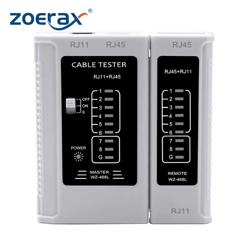 

RJ45 Cable Tester Network Cable Tester Ethernet Wire Test Tool for LAN Phone RJ45 RJ11 RJ12 Cat5 Cat5e Cat6 Cat6a Cat7 Cable