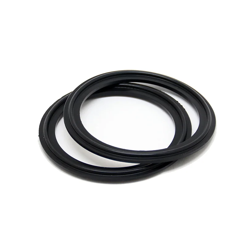 Sanitary Food Grade Gasket Black EPDM Clamp Gasket fit Ferrules Flanges 25.2-183mm EPDM Tri Clamp Gasket Clamp Fittings Seal