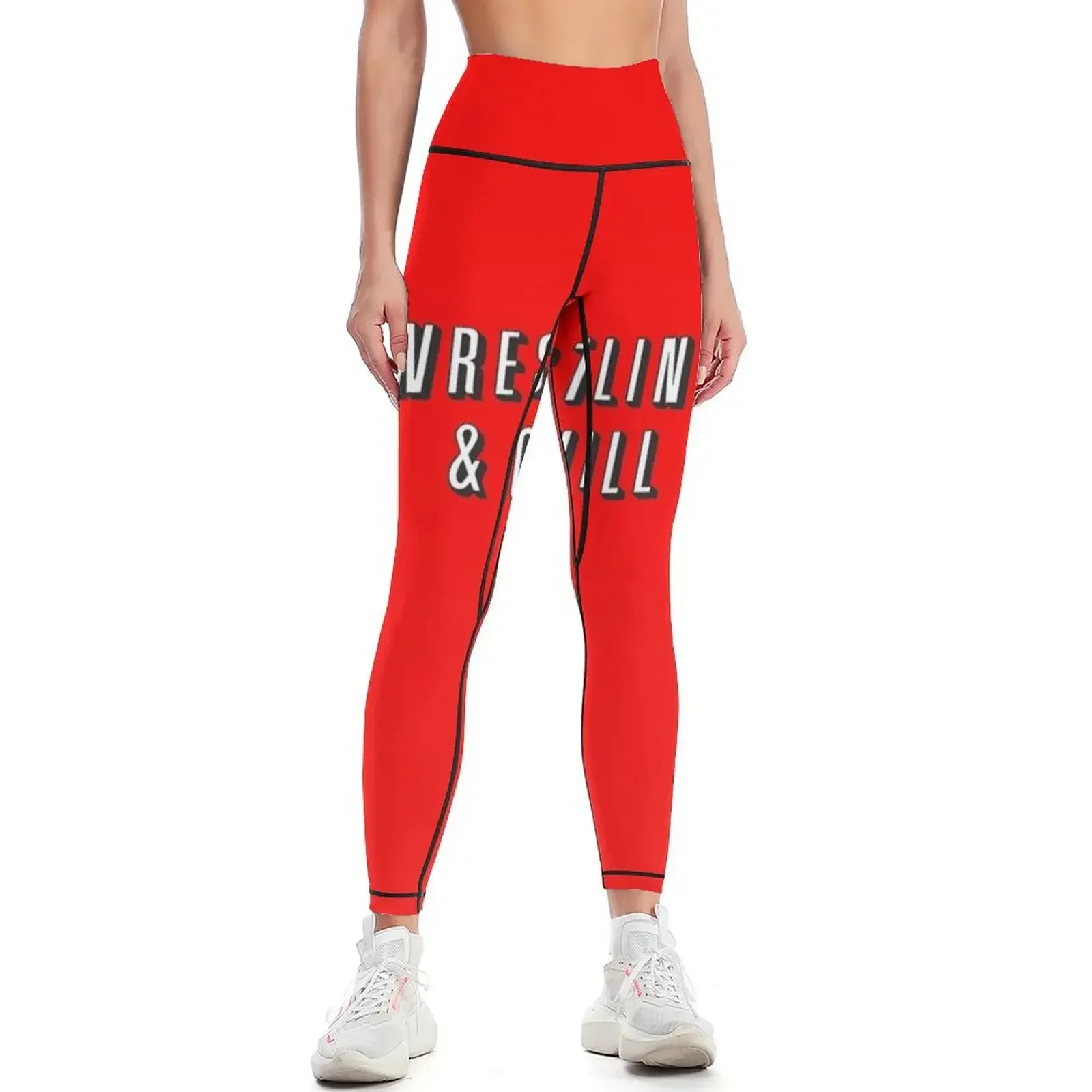 

Wrestling & Chill Leggings Legging sport jogging pants Women's sports pants push up tights for Womens Leggings