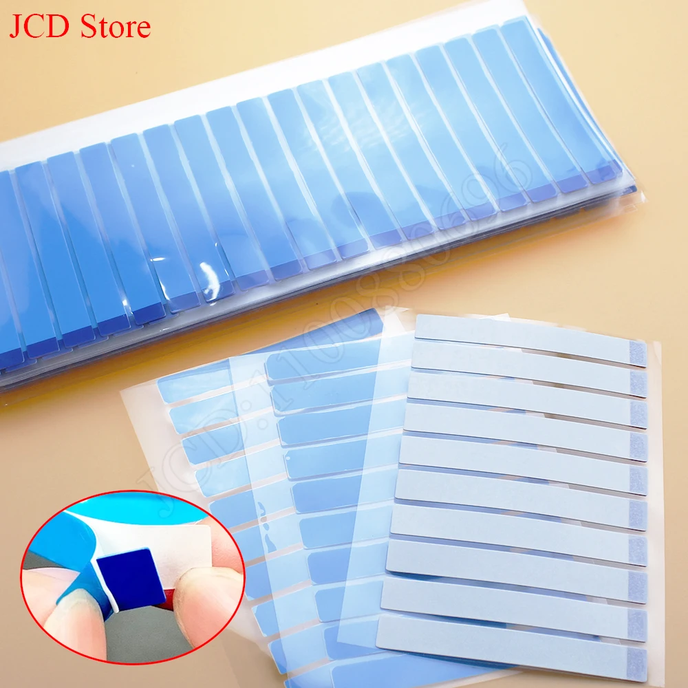 สติกเกอร์กาวแบตเตอรี่10/20ชิ้นดึงแถบเทปแทรคเลสได้ง่ายเทปสองด้านสำหรับโทรศัพท์มือถือแท่งแบตเตอรี่อเนกประสงค์