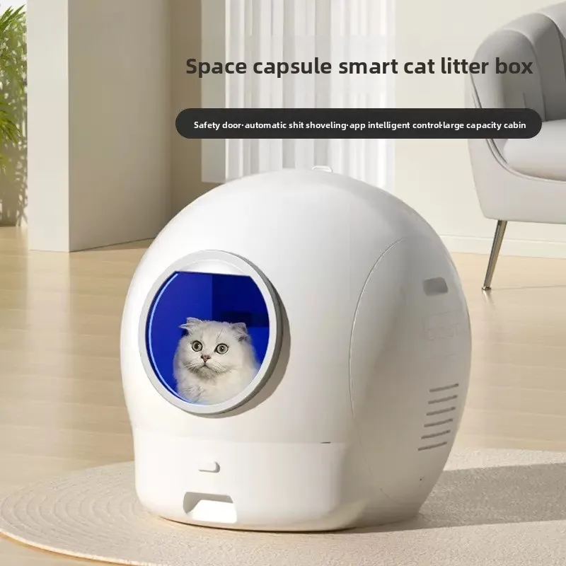 Automatic smart cat litter box, large cat toilet, drawer type, fully enclosed deodorant and anti-splashing cat shit machine