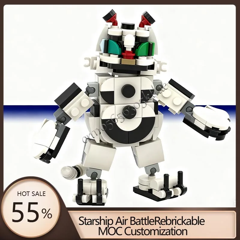 

181PCS MOC Customize Famous Game Characters Series Tiger Brickheaded Sets DIY Creative Assembly Toy Kids Gift Collection Display