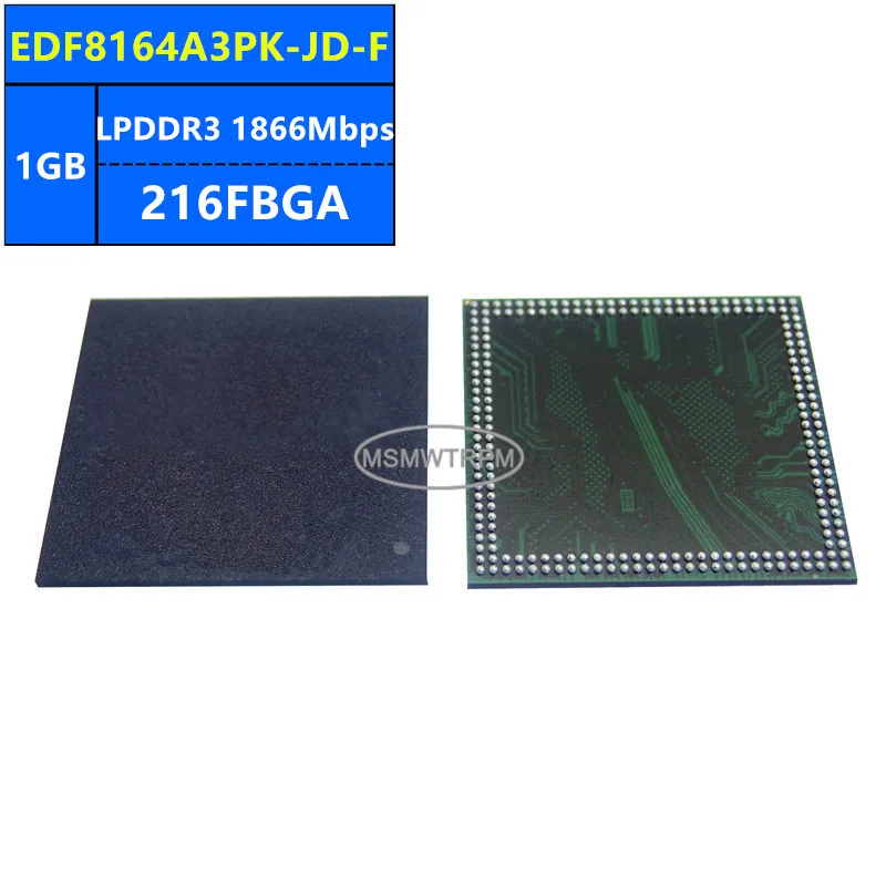 EDF8132A3PB-JD-F EDF8164A3PK-JD-F K3QF1F10DM-BGCF LPDDR3 1GB 1866Mbps 216FBGA 8Gb Memory Chip IC Integrated Circuits Brand New O