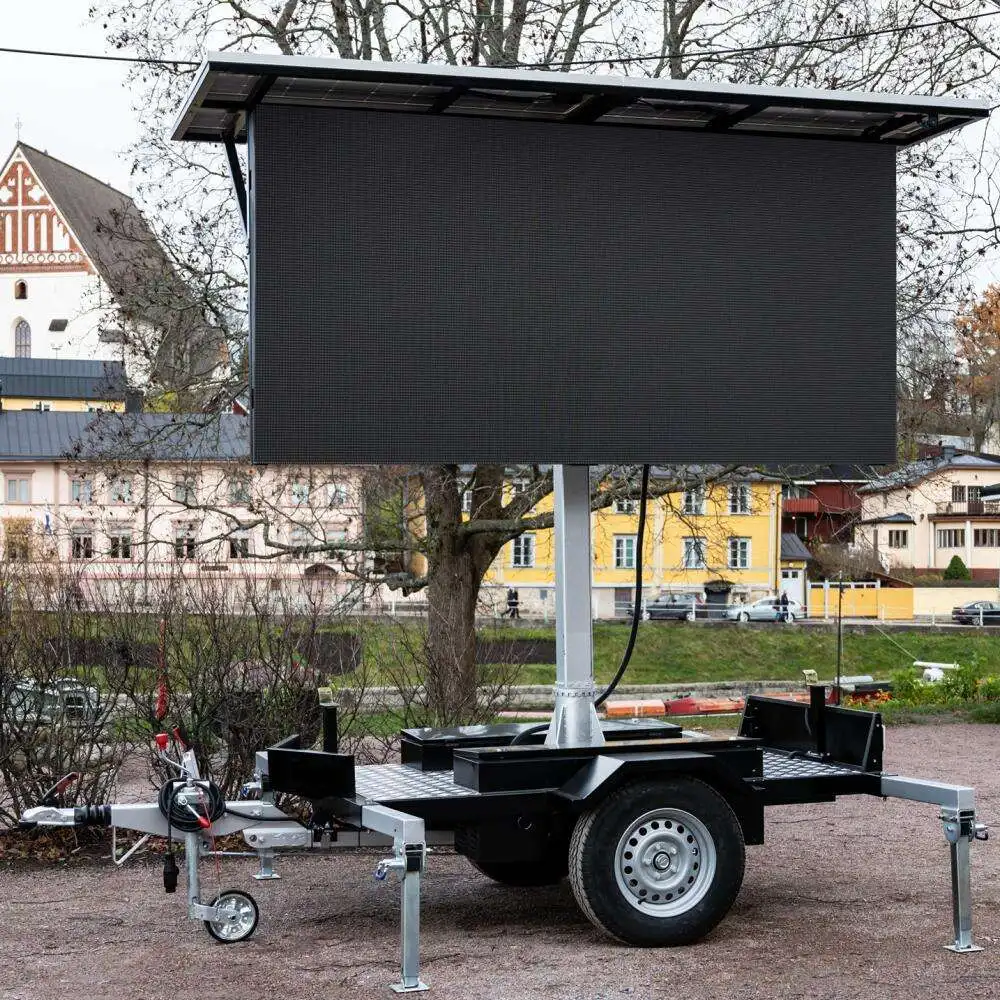 Outdoor Fixed Led Digital Sign Board Mobile Advertising Trailer Led Screen for the Event Advertising