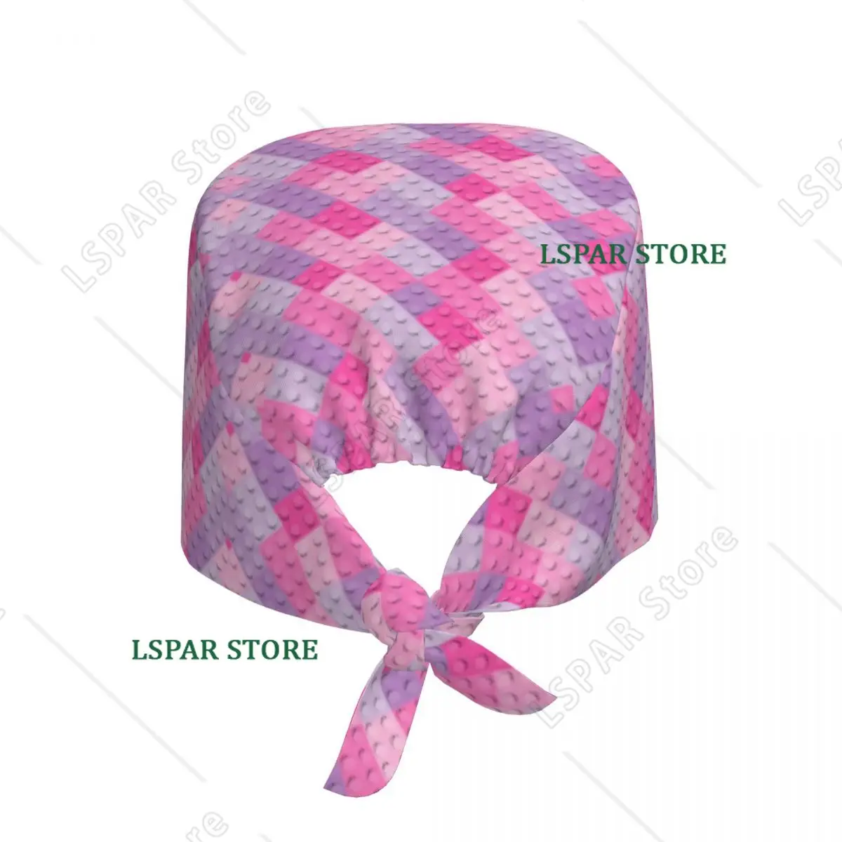 Custom Adjustable Colorful Building Plastic Brick Toy Blocks Patterns Working Hat Surgical Hat Scrub Nursing Doctor Surgeon Cap