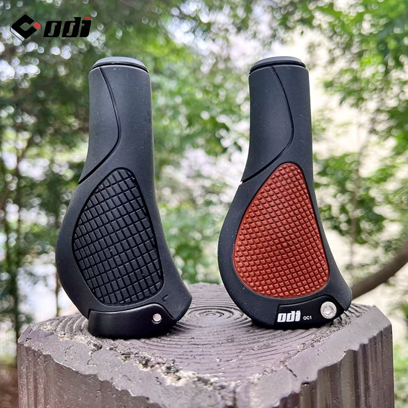ODI OC1 Bicycle Grips 22.2mm Large Pad Bike Handlebar Cover MTB Anti-Slip Grips Ergonomic Cycling Rubber Ball Handle Accessories