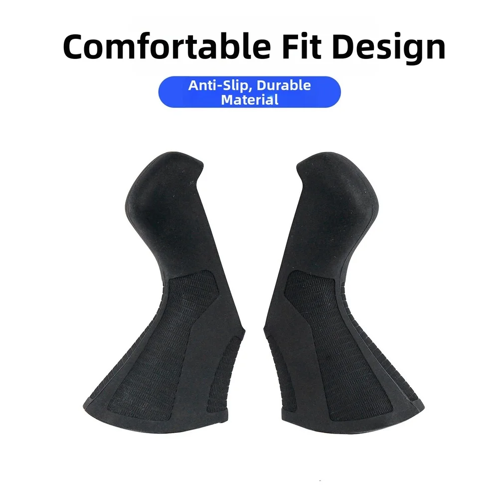 

Ergonomic Bike Grips 12.2*8*6.6cm Road Bike Handle Covers Comfortable Hand Grip Enhanced Ride Comfort Bike Maintenance