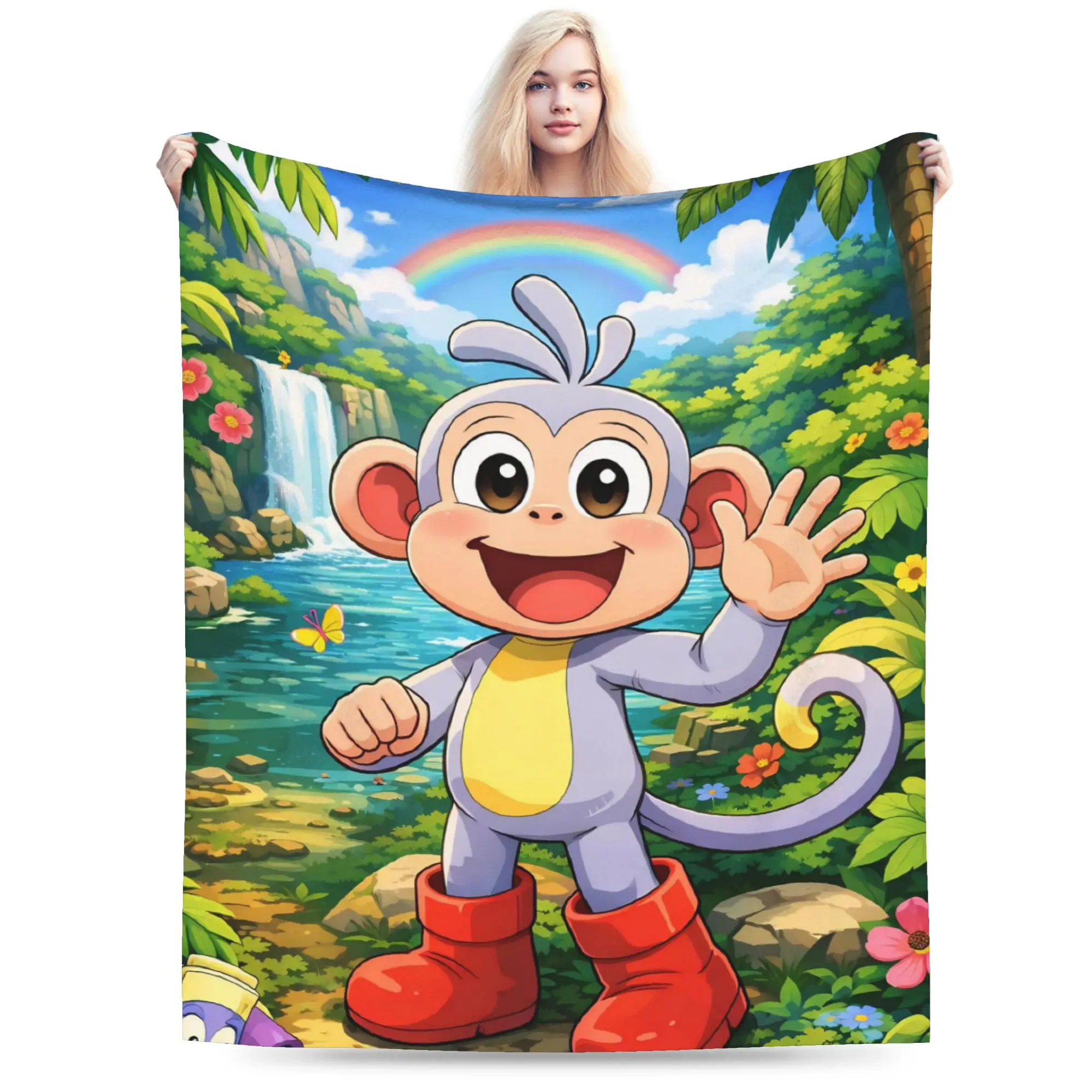 D-Doras The Explorers Accessories Blanket Super Soft Cozy  Throw Blankets for Bed 50x60 Inches Multi-size Throws And Blankets