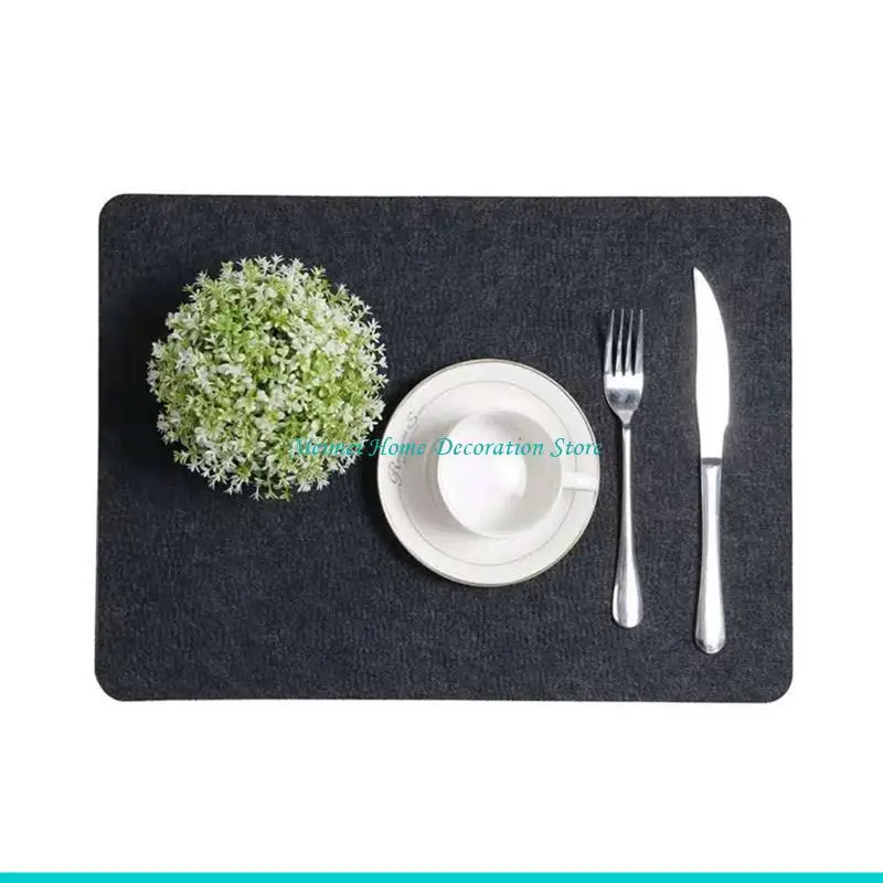 

H7BF Premium Placemats for Dining Table Waterproof Heat Resistant Table Top Protector Non-Slip Table Placemats Easy to Clean