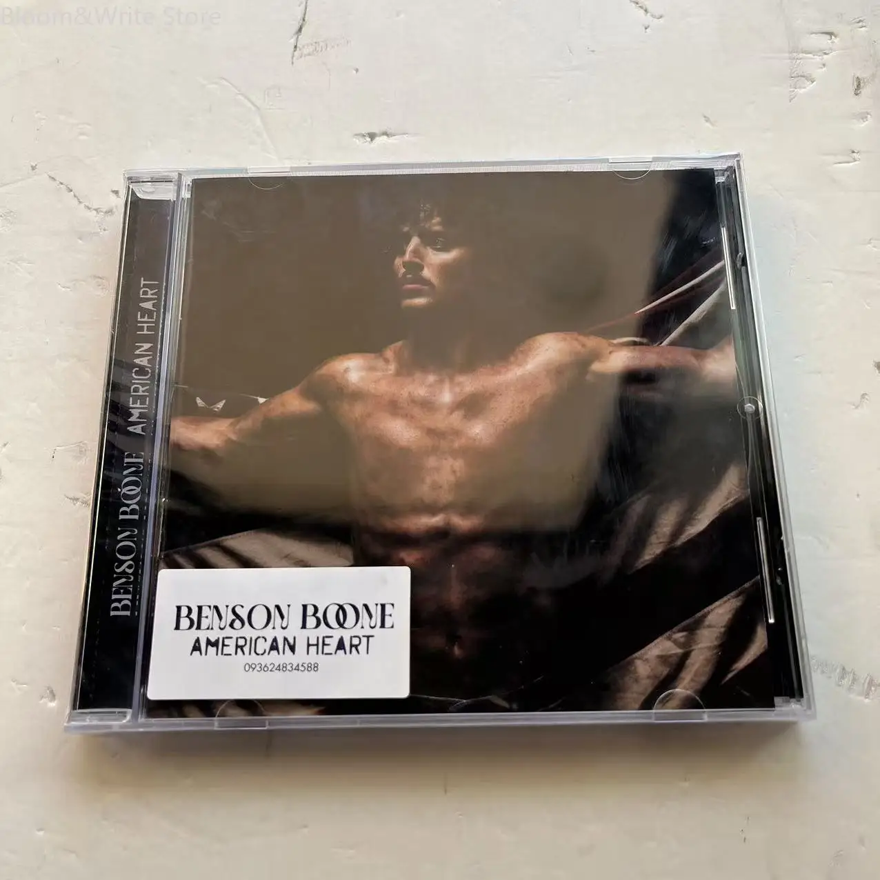 Máquina de cantante americana clásica Benson Boone American Heart CD grabación de música Walkman Box colección de música de fiesta