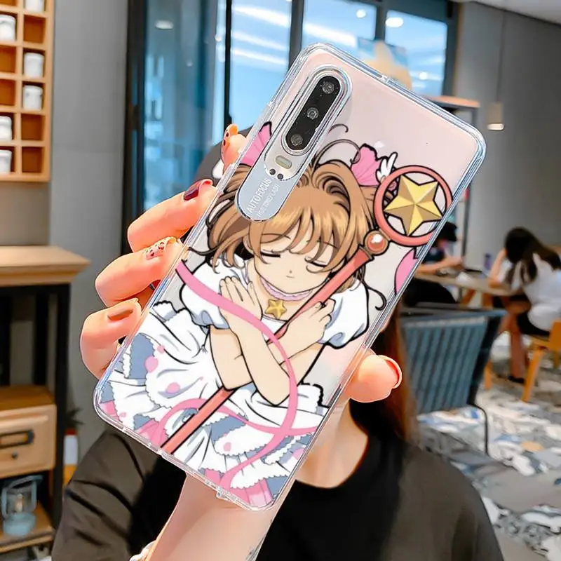 Card Captor Sakura Anime Phone Case for Huawei P20 P30 P40 P50 pro lite Mate50 Y5 Y6 Y9 prime for Honor 8X 10 50 Cover