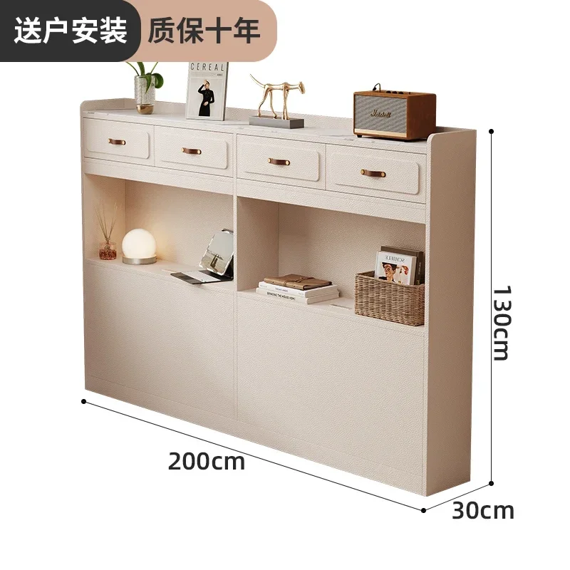 A  Slate 20cm crevice bedroom bedside narrow cabinet long locker modern simple creative bedside table