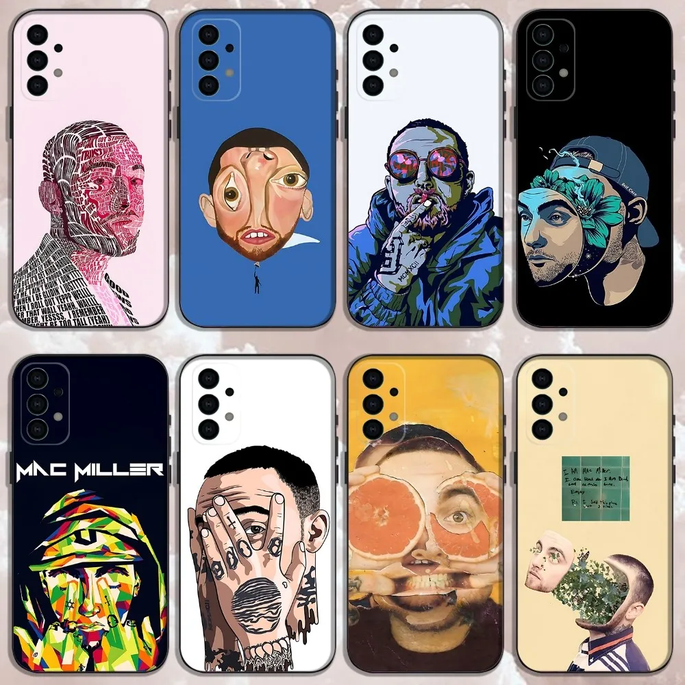 

Rapper M-Mac Miller Phone Case For Samsung Galaxy A13,A21s,A22,A31,A32,A52,A53,A71,A80,Soft Black Shell