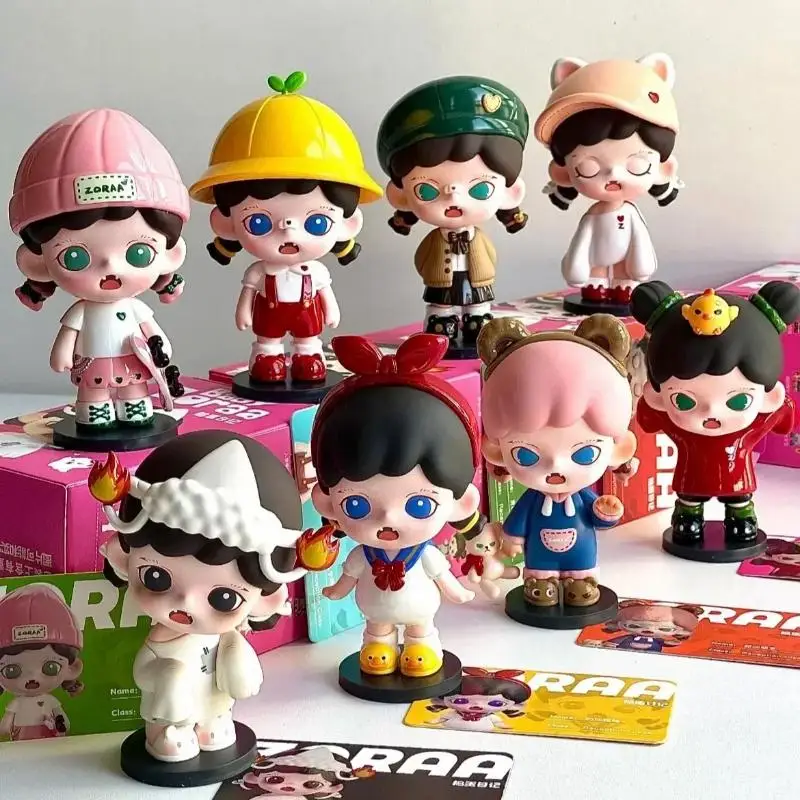 

Baby Zoraa Series Blind Box Toy Mystery Box Character Desktop Ornament Halloween Surprise Blind Box Anime Model Birthday Gift