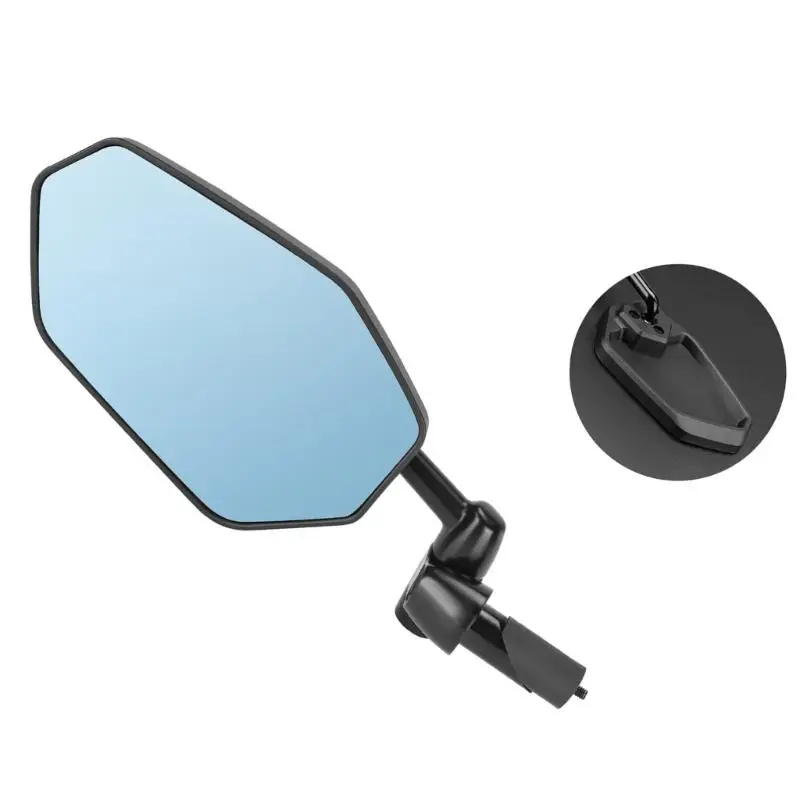 652F الدراجات 360 درجة تدوير الدراجات مرايا الرؤية الخلفية الدراجات المقود عاكس الرؤية الخلفية السلامة واسعة النطاق مرآة #4