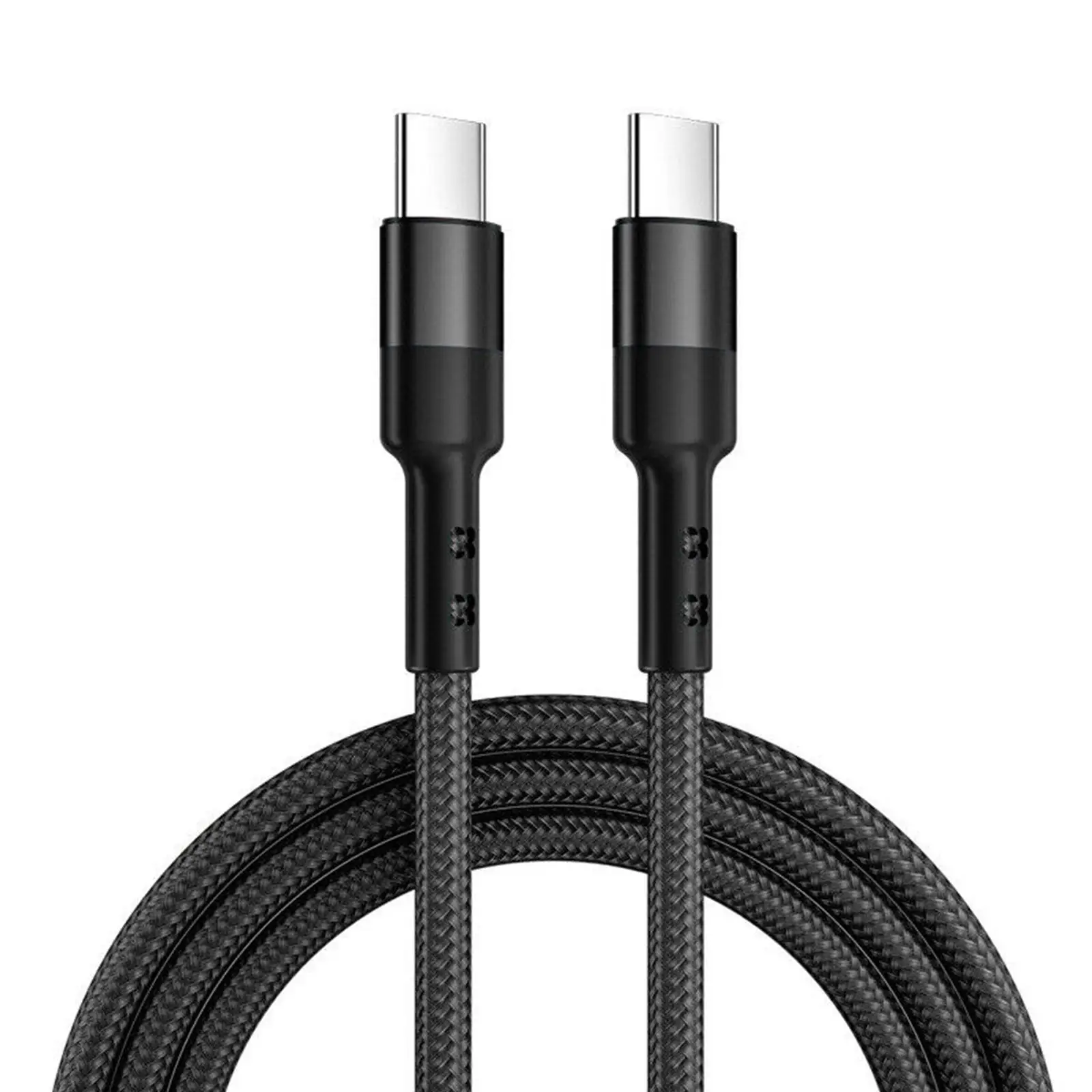 USB C To USB C Braided 100W 5A PD braided USB C Cable Fast Charging Cable 100W Dual Type C Cable for iphone iPad W6J9