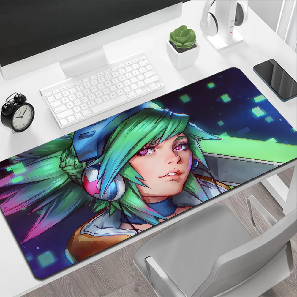 League of Legends Riven Large Mouse Pad Gaming Mouse Pad PC Gamer Computer Mouse Mat Big Mousepad XXL Carpet Keyboard Desk Mat