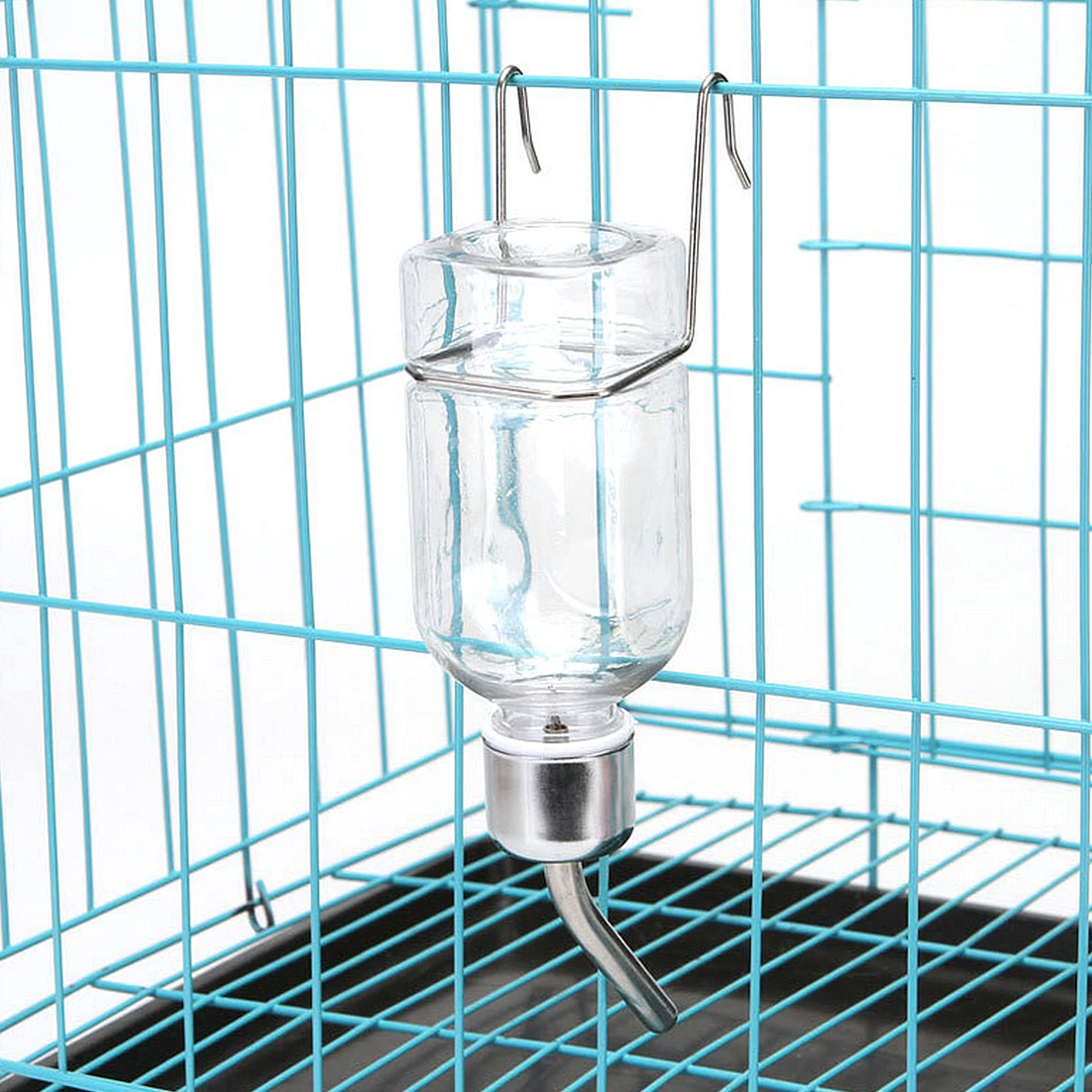 

2pcs Pet Water Fountain 180ML Hanging for Rabbit Cage Guinea Pigs Drinking Leak Proof Easy Safe Durable Pet Supplies