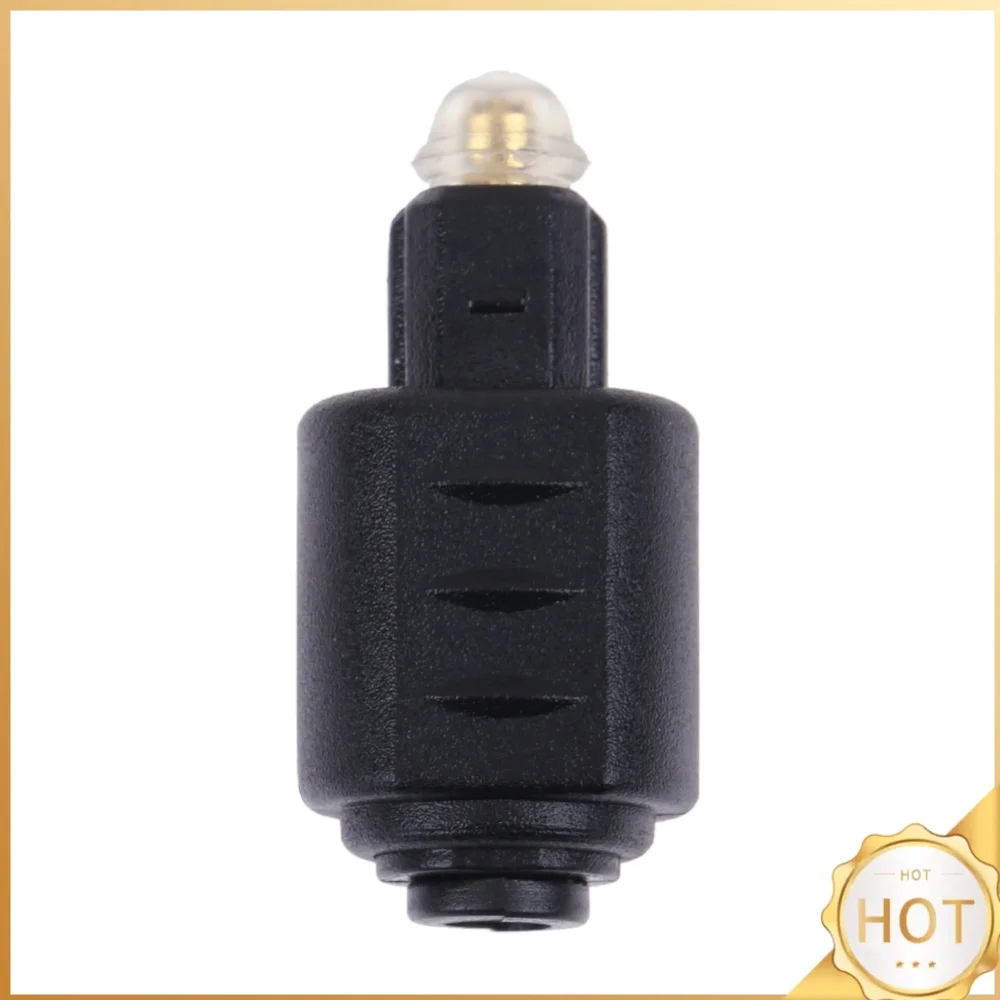 Toslink Male To Mini 3.5mm Toslink Female Optical Audio Adapter Connector No Signal Loss Mini Optical Audio Adapter Accessories