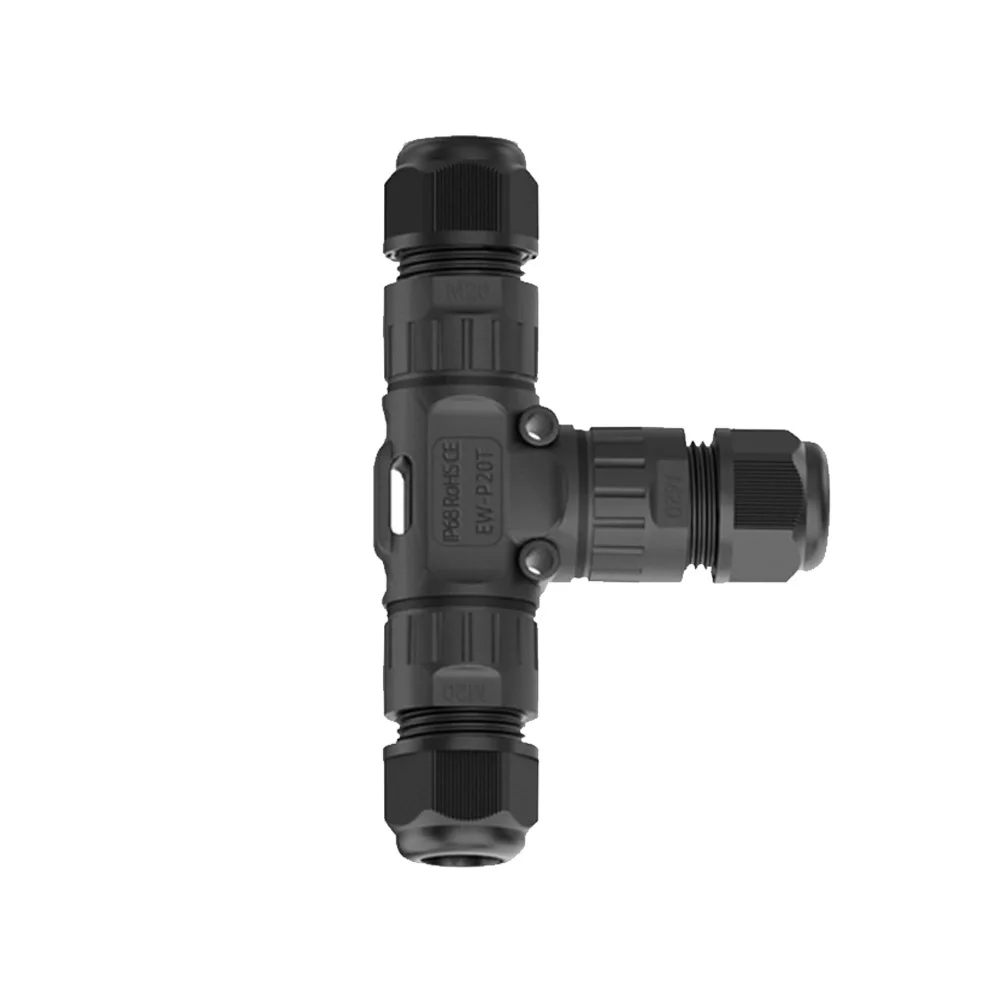 

Электронные терминалы: Разъем P20T, безвинтовой кабельный соединитель, класс защиты IP68, прямой соединитель