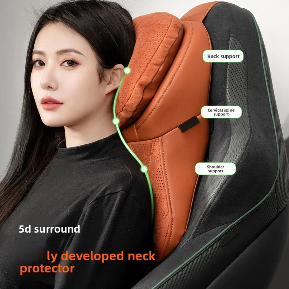 Hochwertiges Nackenkissen aus Memory-Schaumstoff für das Auto, zur Linderung von Ermüdungserscheinungen beim Fahren, mit abnehmbarem, waschbarem Bezug für eine einfache Reinigung, ergonomisches Design. – Detail 9